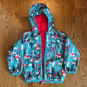 Patagonia size 4 girls reversible jacket
